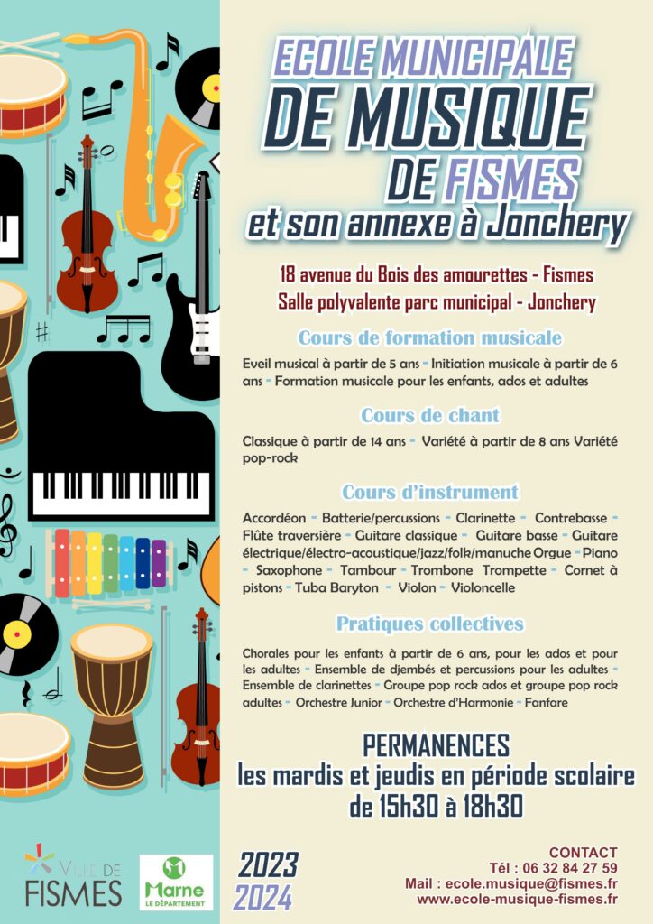Ecole de musique - Cours & Ateliers de Batterie & Percussions